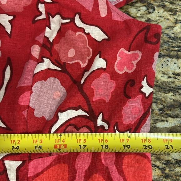 RHODE for Target Zinnia Floral Print Bell Sleeve Midi Dress Size 18 - Picture 12 of 13
